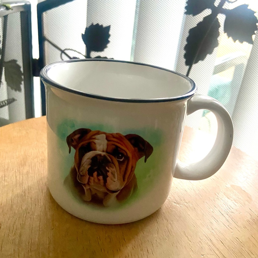 Spoontiques Dog Bulldog Ceramic Coffee Cup/Mug Dishwasher & Microwave Safe